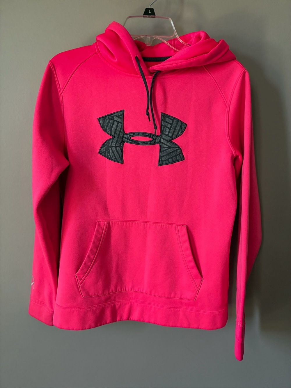 Under Armour Pink ColdGear Fleece Hoodie Breast Cancer Awareness MD/M